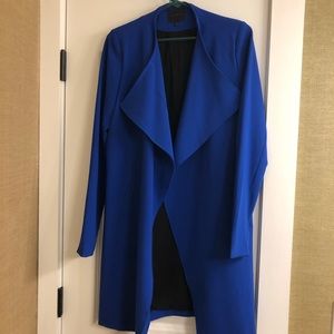 Aryn K royal blue 3/4 length jacket